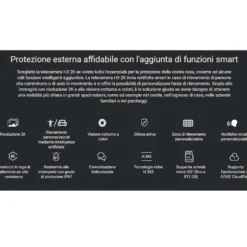Telecamera wifi smart home da esterno EZVIZ H3 2K HD 2K con sistema difesa attiva