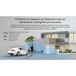 Telecamera wifi smart home da esterno EZVIZ H3 2K HD 2K con sistema difesa attiva