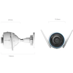 Telecamera wifi smart home da esterno EZVIZ H3 2K HD 2K con sistema difesa attiva