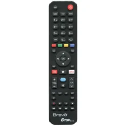 Telecomando per tv pronto all' uso BRAVO 6 TOP BRANDS per samsung lg sony telefunken philips panasonic