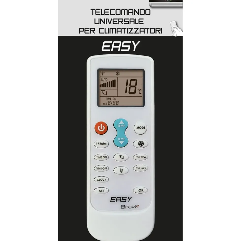 Telecomando universale per condizionatori BRAVO EASY