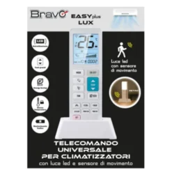 Telecomando universale per condizionatori BRAVO EASY PLUS LUX con luce led