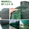 Telo ombreggiante frangivista verde ombreggiante al 90% MINIROLL mt.1,5 x 10