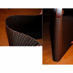 Telo ombreggiante in pvc rattan recinzione frangivista h.90 cm. vari colori