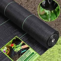 Telo pacciamatura antierbacce verde scuro cm.105 x 100 metri