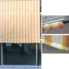 Tenda da sole avvolgibile con rullo "SOLARIS" beige chiaro/scuro cm.200 x 300