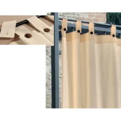 Tenda da sole per gazebo con passanti e bottoni cm.160 x 270 panna