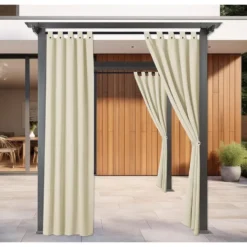 Tenda da sole per gazebo con passanti e bottoni cm.160 x 270 panna