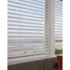 Tenda veneziana bianca in pvc con lamelle orientabili cm.120 x 160