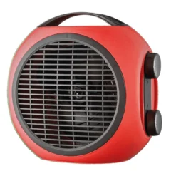 Termoventilatore caldobagno elettrico d' arredo 2000W rosso VINCO 70342