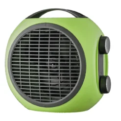 Termoventilatore caldobagno elettrico d' arredo 2000W verde VINCO 70341