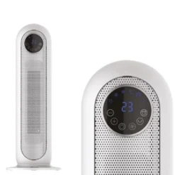 Termoventilatore da terra PTC ceramico NIKLAS DIGITAL SKY 2000W con telecomando e timer