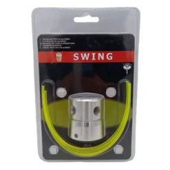 Testina multifilo universale in alluminio SWING con sostituzione rapida del filo per decespugliatore