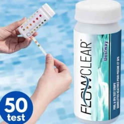 Test PH a strisce kit analisi acqua per piscine 50 striscette BESTWAY 58142