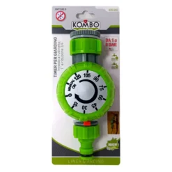 Timer meccanico programmabile per irrigazione giardino max 2 ore KOMBO