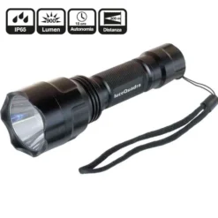 Torcia led ricaricabile professionale in alluminio ad altissima luminosità CFG REX 900 lumen