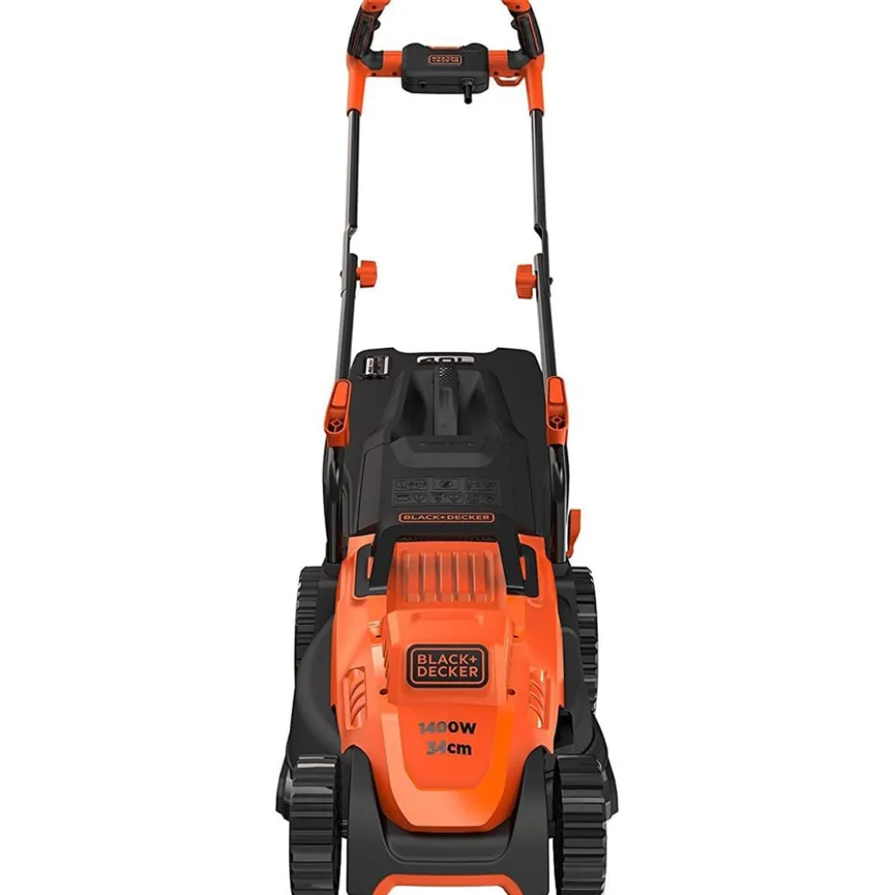 Tosaerba elettrico tagliaerba BLACK+DECKER BEMW461BH 1400W taglio max cm.34