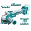 TOTAL TOTTAGLI1152 Smerigliatrice angolare a batteria 20V mm.115 brushless SOLO CORPO MACCHINA
