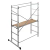 Trabattello in alluminio GIERRE EASY 100 H.182 cm. con pianale in legno