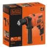 Trapano a percussione 500W BLACK+DECKER BEH200 mandrino autoserrante mm.13