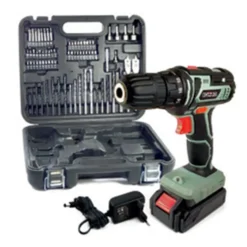 Trapano avvitatore a batteria 12V 1,5ah con kit 79 accessori per il fai da te KOMBO KIT833