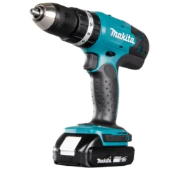 Trapano avvitatore a batteria con percussione MAKITA DHP453RF3J 18V 3Ah - 3 batterie con valigetta MAKPAC
