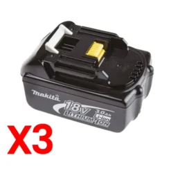 Trapano avvitatore a batteria con percussione MAKITA DHP453RF3J 18V 3Ah - 3 batterie con valigetta MAKPAC