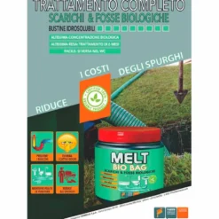 Trattamento completo per scarichi e fosse biologiche MELT BIO BAG