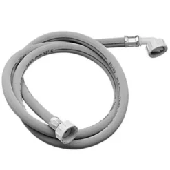 Tubo di carico per lavatrice/lavastoviglie 3/4" femmina/femmina con curva varie misure