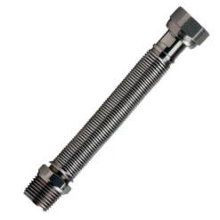 Tubo flessibile estensibile in acciaio inox per acqua 3/4" cm.10-20