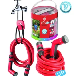 Tubo giardino estensibile fino a 10 mt. FITT YOYO UP top quality con accessori per irrigazione giardino