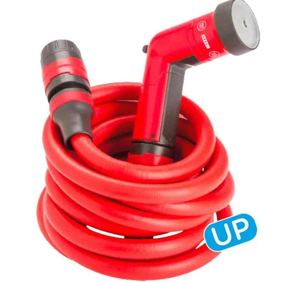 Tubo giardino estensibile fino a 25 mt. di alta qualità FITT YOYO UP con accessori per irrigazione giardino