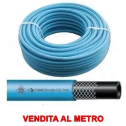 Tubo in gomma blu per gas gpl mm.8 x 13 vendita a metro