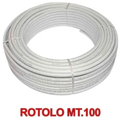 Tubo multistrato nudo PEXB-AL-PEXB mm.16 x 2 rotolo mt.100