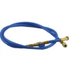 Tubo per ricarica gas refrigerante climatizzatori R32 - R410 attacchi 5/16 mt.1,5 blu
