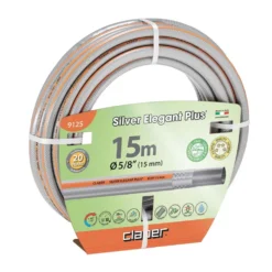 Tubo retinato da giardino CLABER 9125 SILVER ELEGANT PLUS Ø 5/8” mm.15 x 15 mt.