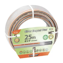Tubo retinato da giardino CLABER 9128 SILVER ELEGANT PLUS Ø 3/4” mm.19 x 25 mt.