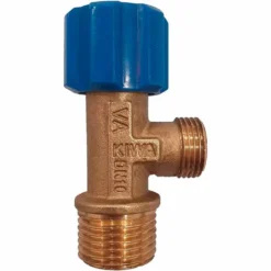 Valvola rubinetto a squadra per cassetta wc ad incasso tipo GROHE e GEBERIT 1/2" x 3/8"