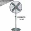 Ventilatore a piantana cromato con base tonda 90W cm.50 h.155 VINCO 70719
