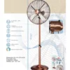 Ventilatore a piantana in metallo ramato CFG RAME 45 60W cm.45