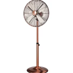 Ventilatore a piantana in metallo ramato CFG RAME 45 60W cm.45