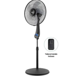 Ventilatore a piantana silenziosissimo CFG QUIET 40 nero 50W 5 velocità