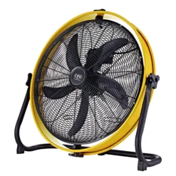 Ventilatore a tamburo da terra orientabile CFG YELLOW CIRCLE 120W cm.60