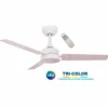 Ventilatore da soffitto con motore DC corrente continua 40W cm.106 luce LED VINCO 70950 con telecomando