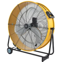 Ventilatore industriale carrellato CFG URAGANO 100 giallo 500W cm.100