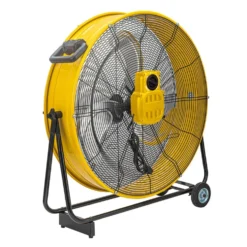 Ventilatore industriale carrellato CFG URAGANO 82 giallo 124W cm.82