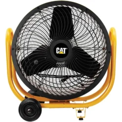 Ventilatore industriale carrellato professionale a turbina CAT CT007 HVD24-AC Ø 60 cm. 210W