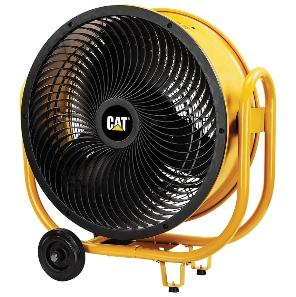 Ventilatore industriale carrellato professionale a turbina CAT CT007 HVD24-AC Ø 60 cm. 210W