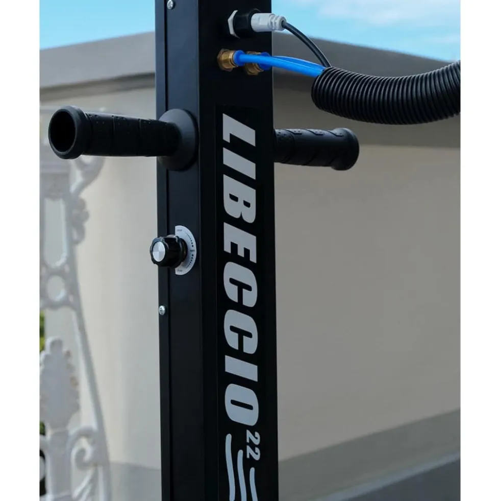 Ventilatore nebulizzatore professionale da esterno CFG LIBECCIO MIST FAN raffrescatore 300W H.200 cm.