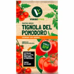 VERDEVIVO TEMOCID COLORTRAP PLUS Trappola adesiva con feromoni per tignola del pomodoro cf.3 pz.